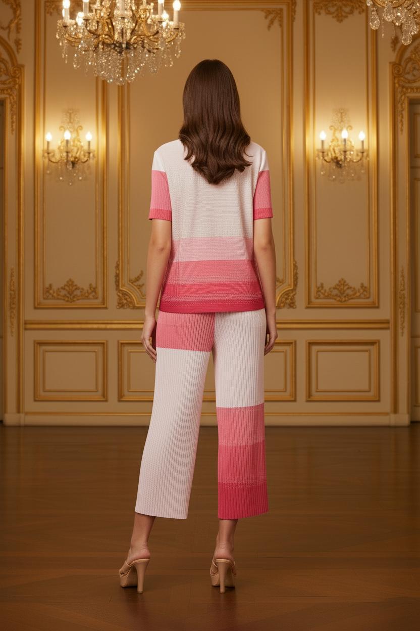 Stripe Gradient Design - Red