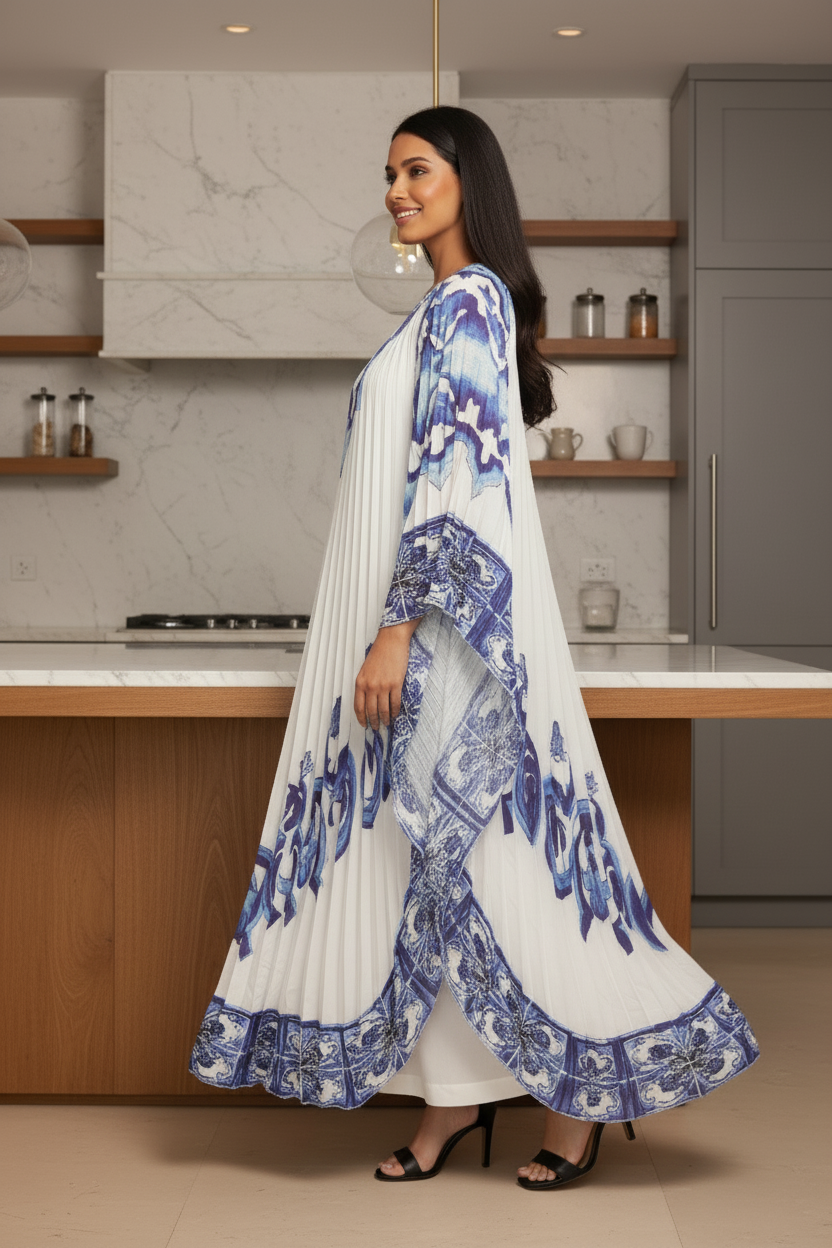 Pleated Dress Free Size