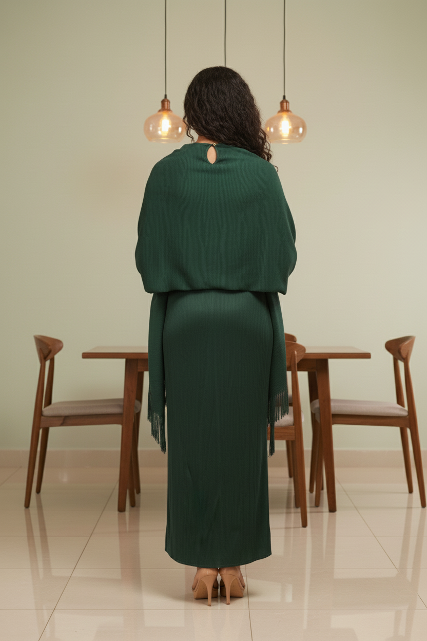 Stoles All Weather Wrap Large Scarf - Green