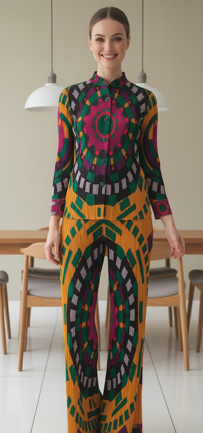 Abstract Geometric Printed design