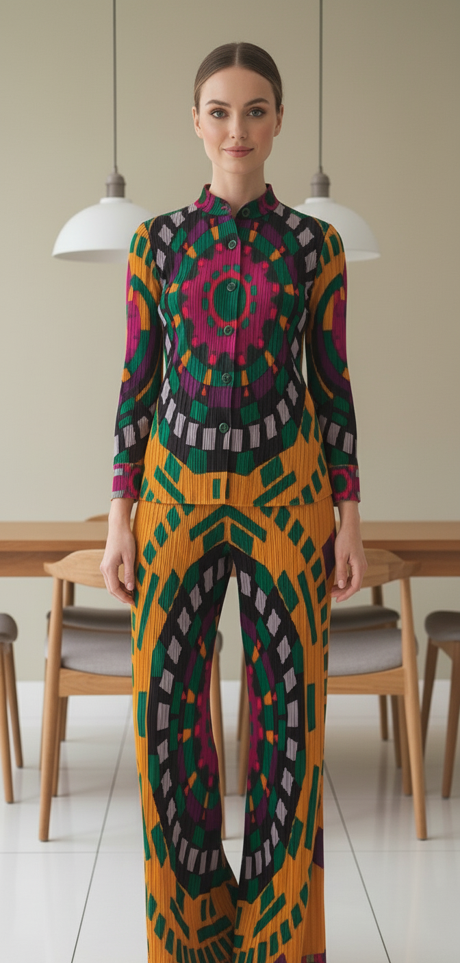 Abstract Geometric Printed design