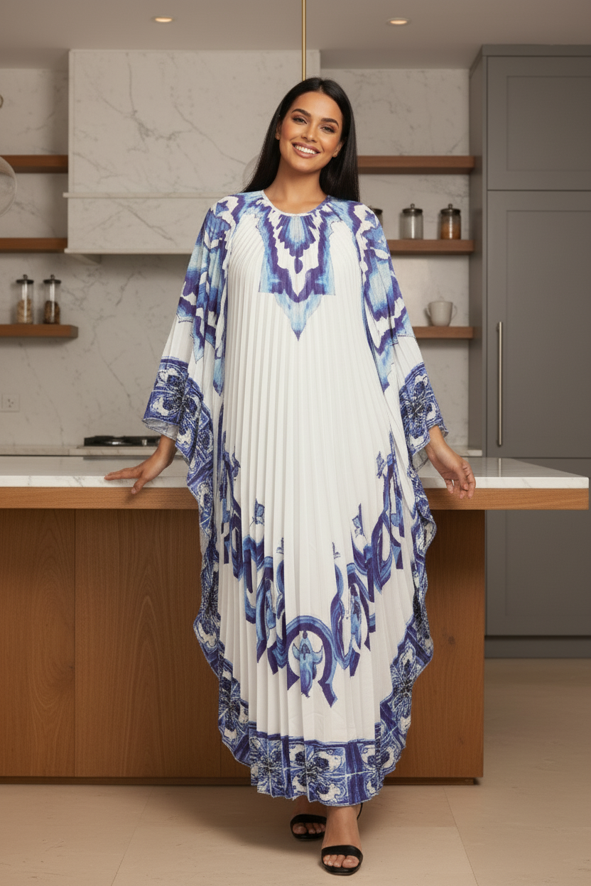 Pleated Dress Free Size