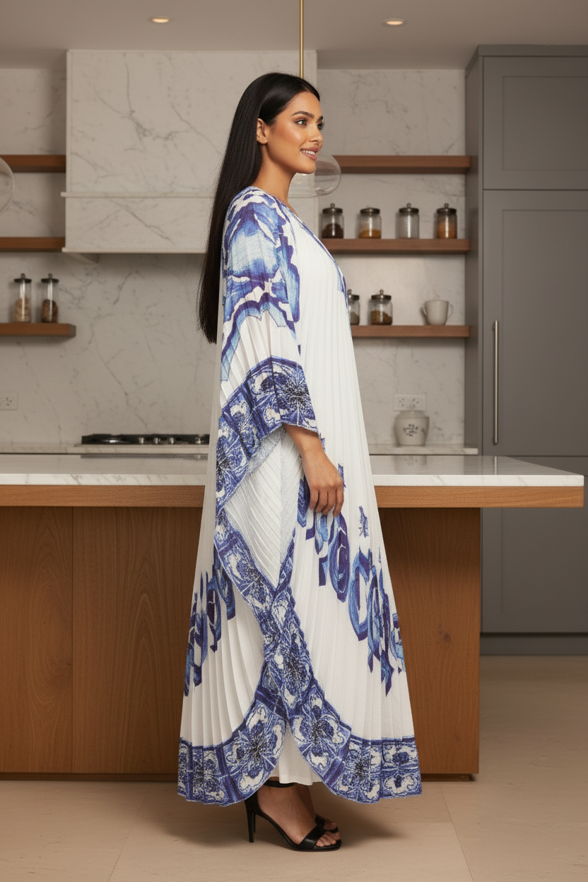 Pleated Dress Free Size