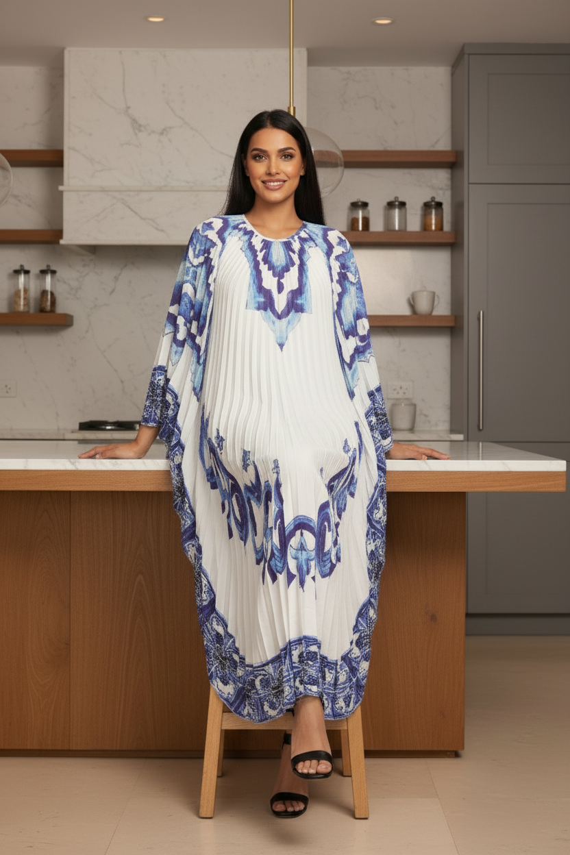 Pleated Dress Free Size