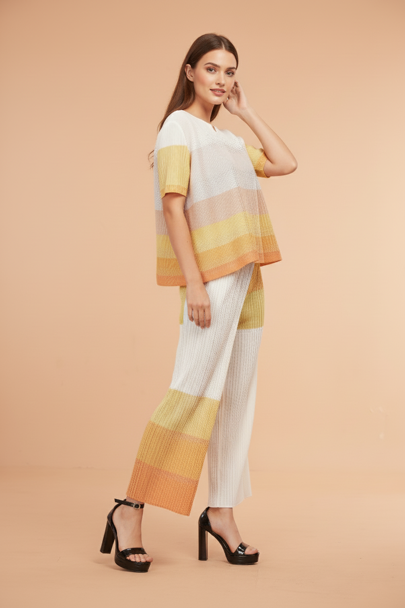 Stripe Gradient Design -  Yellow