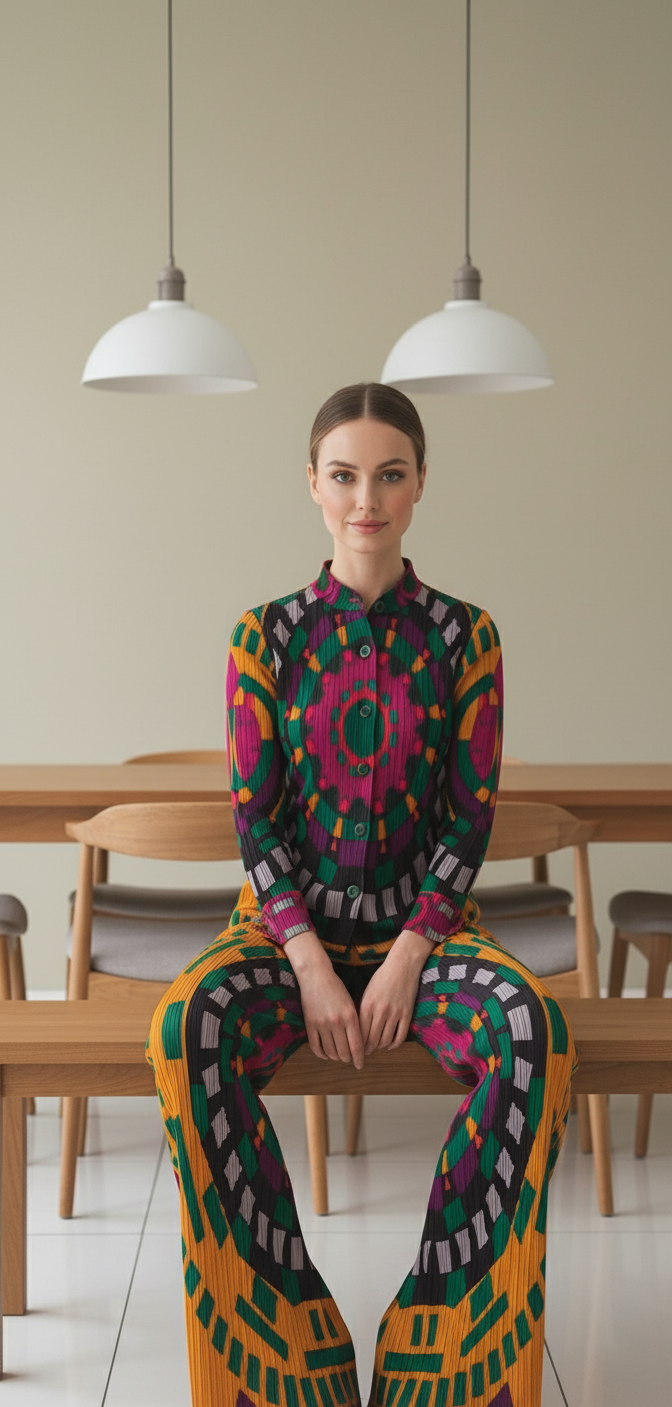 Abstract Geometric Printed design