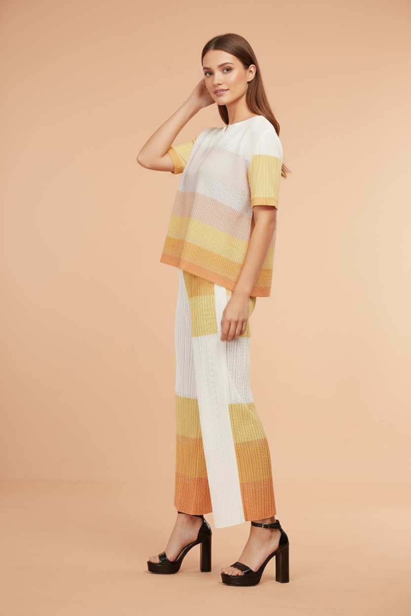 Stripe Gradient Design -  Yellow