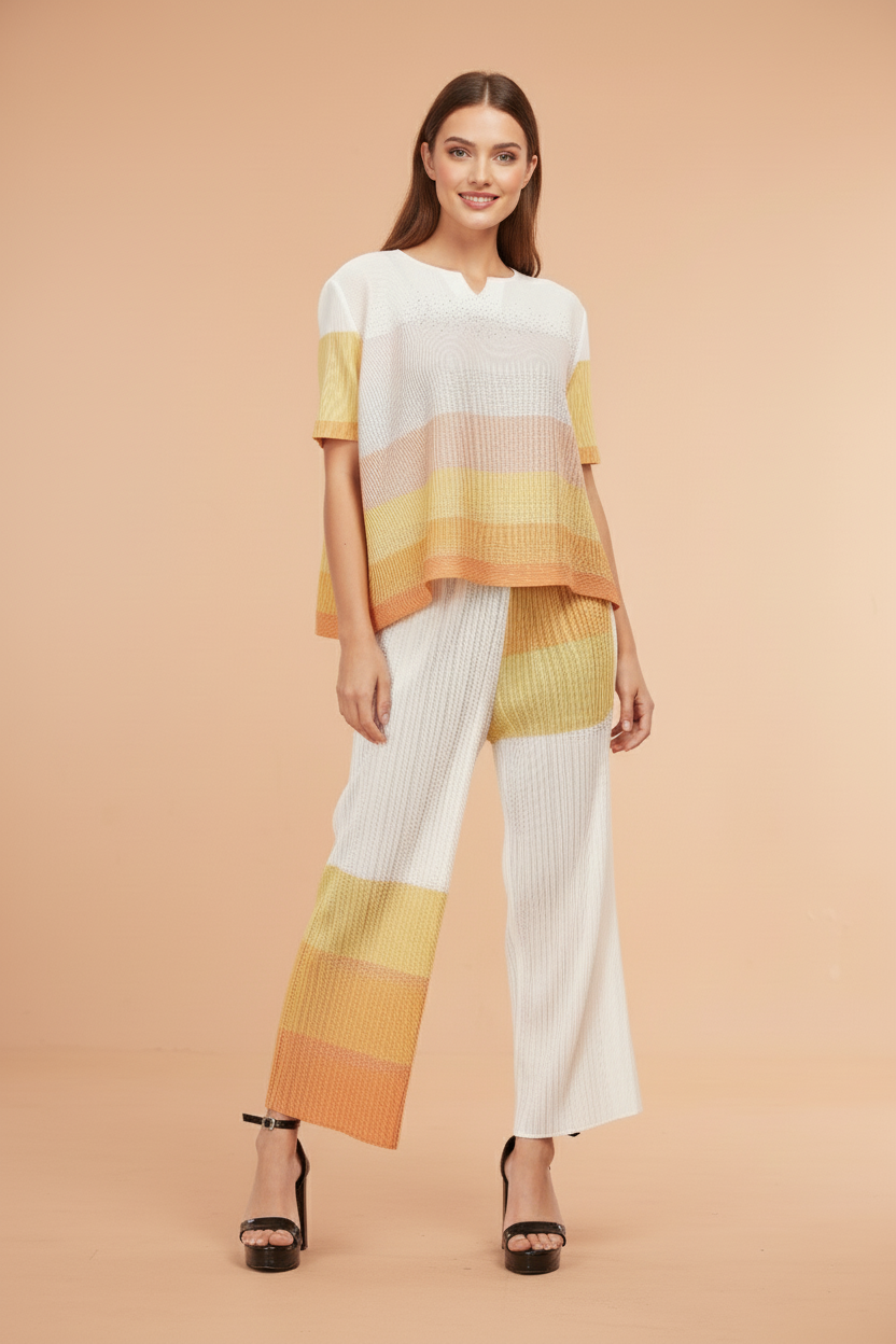 Stripe Gradient Design -  Yellow