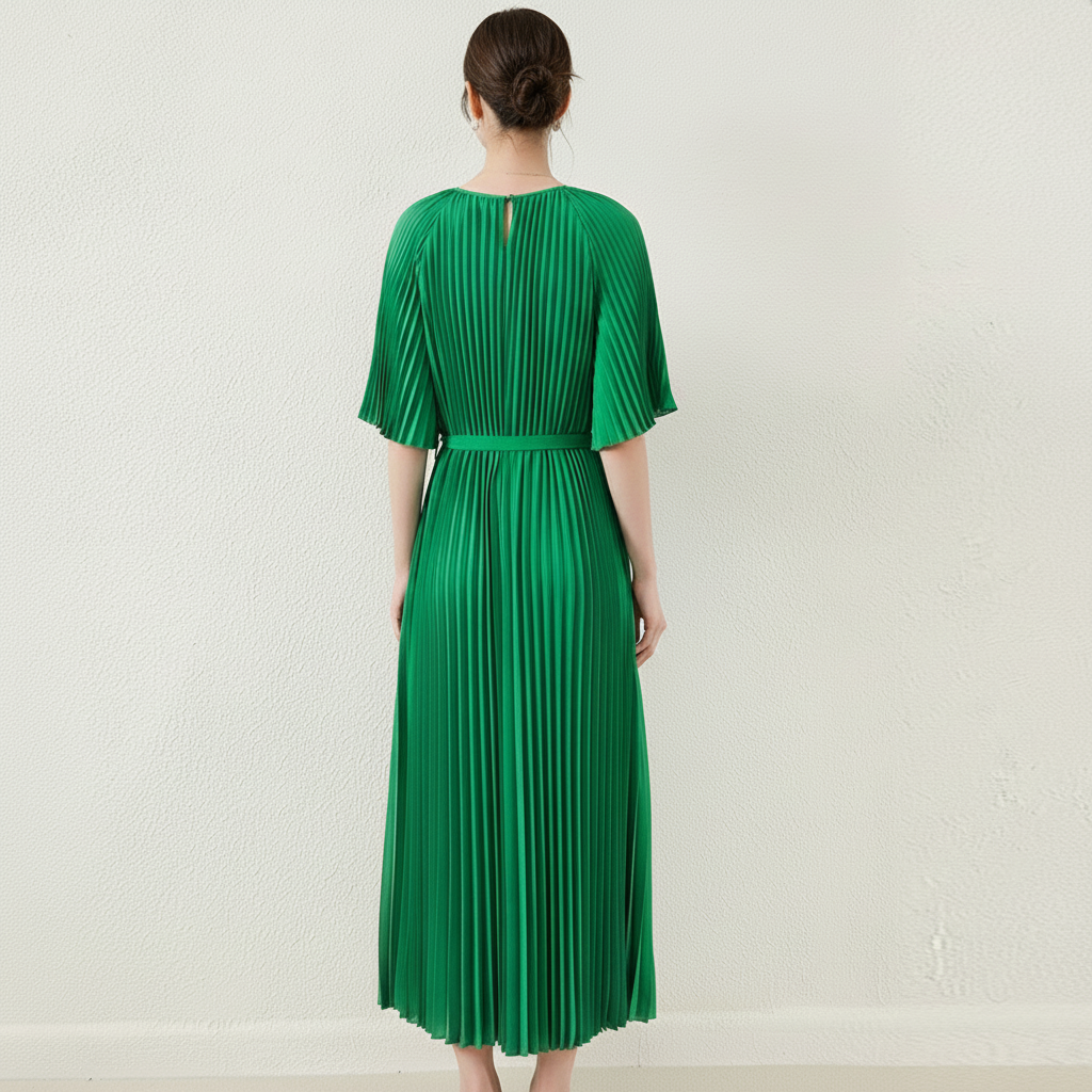 Poly knit skirt - Green