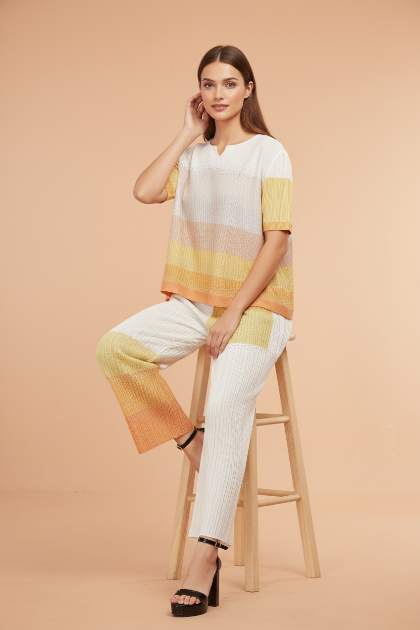 Stripe Gradient Design -  Yellow