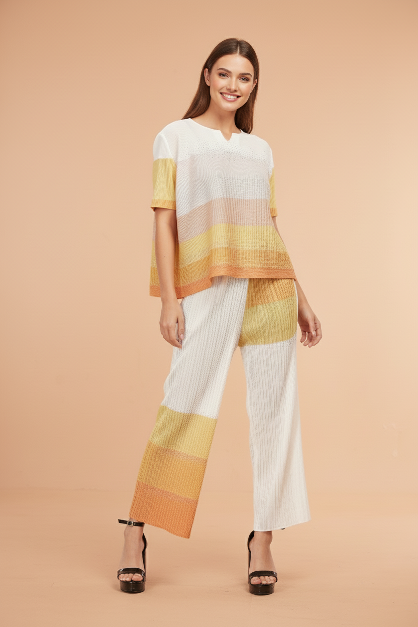 Stripe Gradient Design -  Yellow